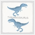thumbnail image 3 of Marmont Hill Blue Tyrannosaurus Framed Wall Art, 3 of 5