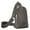 Gray, variant on Wrangler Crossbody Sling Bags for Women Cross Body Fanny Pack Purse with Detachable Strap Zipper 7.5 "H, Gray