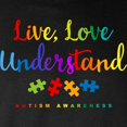 thumbnail image 3 of CafePress - Live Love Understand Long Sleeve Dark T Shirt - Long Sleeve Dark T-Shirt, 3 of 4