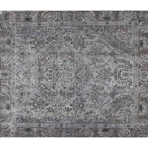Ahgly Company Machine Washable Indoor Rectangle Traditional Dark Goldray Area Rugs, 2' x 4'