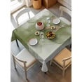 thumbnail image 6 of Sage Green Marble Table Cloth, Modern Ombre Abstract Ink Painting Art Waterproof Tablecloth for Square Tables, Reusable Washable Fabric Table Cover for Restaurant Kitchen Dining Tables 54"x54", 6 of 6