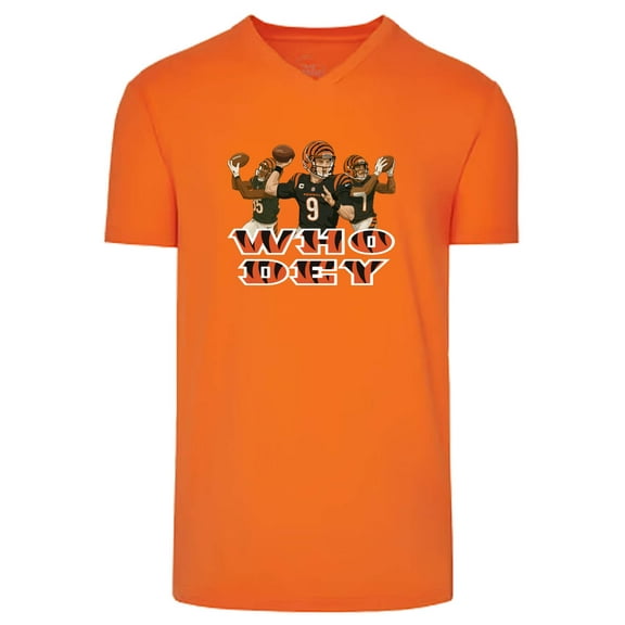 MENS V NECK Joe Burrow Jamarr Chase Tee Higgins Cincinnati Shirt T-Shirt