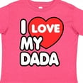 thumbnail image 4 of Inktastic I Love My Dada Boys or Girls Toddler T-Shirt, 4 of 5