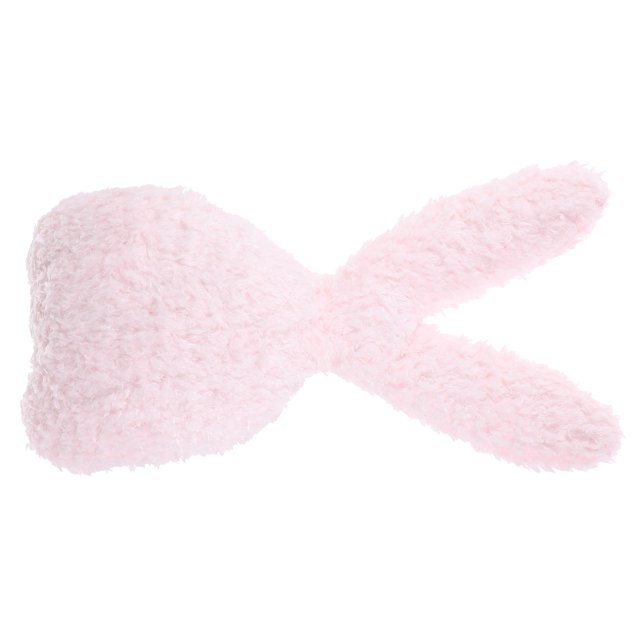 Minkissy 1Set Plush Rabbit Doll Pink Bunny Shape Stuffed Toy For Children Home Decoration 11.8x5.9x3.1in