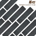 thumbnail image 2 of Juego de 16 unidades, antideslizantes, con diseño de escalera, para interiores, color gris, 2 of 8