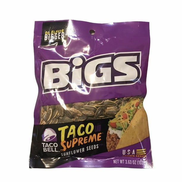 Bigs Taco Bell "Taco Supreme" Sunflower Seeds