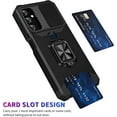thumbnail image 2 of for Samsung Galaxy A14-4G/5G Phone case Military Level Protector, Including TPU+PC Metal Ring, Precise Hole Alignment, Plug-in Card, Lens Protector, Four Corners Perfectly Protect Your Phone （Black, 2 of 7