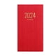 thumbnail image 1 of Planificador 2024 Libro de citas 2024 A6 60 hojas 120 páginas con calendario 12 meses Rojo, 1 of 6