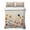 RoyalBlue Linen, variant on Twin Quilt Set 68''x86'', Brown Ombre Lightweight Summer Bedspread Coverlet Set with 2 Pillow Shams, Oil Painting Art Abstract Modern Breathable All Season Quilt Bedding for Dorm/Bedroom