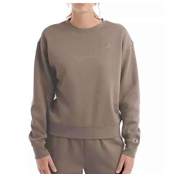 Champion Women's Fleece Sweatshirt Midway Brown XL
