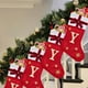 thumbnail image 4 of Knitted Hosiery Wool Hosiery Embroidered Letter Children's Candy Gift Bag Christmas Stocking Gift Bag, 4 of 5