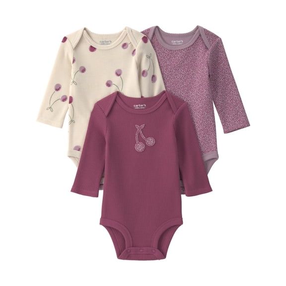 Carter's Child of Mine Baby Bodysuits, 3-Pack, Preemie-18 Months