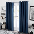 thumbnail image 4 of Cortinas Blackout para bloquear luz y ruido Azul marino Kyuden Home, 4 of 4