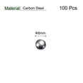 thumbnail image 2 of Uxcell 8mm Precision Balls Carbon Steel Solid Bearings Ball 100 Pack, 2 of 5