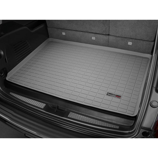 Weathertech Cargo Area Liner 42678 Direct Fit; Raised Edges; Gray; Thermoplastic Elastomer TPE Injection Molded Material; Non-Skid; To Back Of 3rd Row