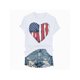 thumbnail image 3 of American Flag Shirt Women 4th of July T Shirts Fourth of July USA Patriotic Memorial Gift Top, 3 of 4