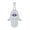Sterling Silver, variant on Sterling Silver Unisex Cubic-Zirconia Enameled Evil Eye Hamsa Pendant