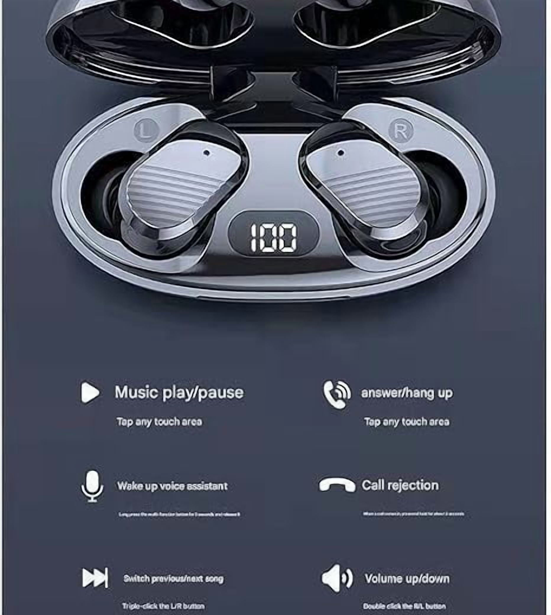 Ear Buds 2026 Edition,Audio Earbuds 2024 Edition, Audio Earbuds, Audio Earbuds 2024, Ear Buds Wireless Bluetooth Noise Cancelling Earbuds