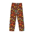 thumbnail image 5 of Balery Retro Coffee print Men's Pajama Pants,Ultra Lightweight Pjs,Lounge Pant-Small, 5 of 9