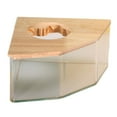 thumbnail image 3 of Caja de baño de arena para hámster, cuarto de , lavabo de arena, inodoro, contenedor de arena para excavar, transparente Pentagrama L Zulema Baño de hámster, 3 of 8