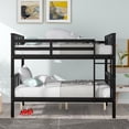thumbnail image 2 of [Luckynote]Full over Full Bunk Bed with Ladder for Bedroom, Guest Room Furniture-Espresso, 2 of 10