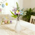 thumbnail image 4 of Rama de huevos de pascua artificiales | Decoración realista de espuma con bayas | Multicolor 35cm | Arreglo festivo de primavera realista | Exposición navideña resistente y duradera, 4 of 6
