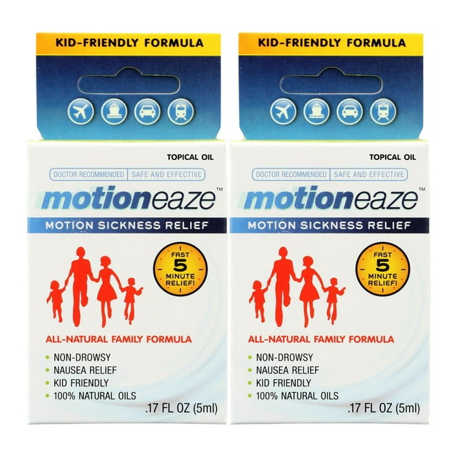 Motioneaze Natural Motion Sickness Relief 5ml ( 4 Pack )