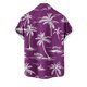 thumbnail image 4 of Mens Camisetas de Verano Casual Cuello Impreso Botón de Manga Corta Moda Cardigan Bolsillo Superior, 4 of 4