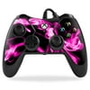 MightySkins PREXBONCO-Pink Flames Skin for PowerA Pro Ex Xbox One Controller Case Wrap Cover Sticker - Pink Flames