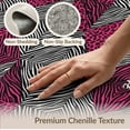 thumbnail image 6 of ODIKA Print Cheetah Spots Bold Zebra Stripe Block Spotted Pink Leopard Refined for Dining Room, Under Table, Home Office, Non-Slip Chair-Friendly, 6 of 7