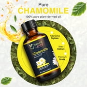 Chamomile Essential Oil for Diffuser, Aromatherapy & Massage, Natural Chamomile Oil for Hair & Skin Care, Diffuser Oil Compatible, 4 fl oz (120 mL)