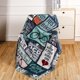 thumbnail image 3 of LHSHID Soft Bicycle Cycling Blanket for Couch Bed Cozy Fleece Flannel Bike Cycling Throw Blanket for Kids Adults Cycling Gifts for Men and Women 60x80in, 3 of 6