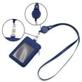 thumbnail image 3 of Toptie Wallet Durable Badge & ID Holders, Leather Blue, 4.50 x 3.10 x 1.18 in, 0.11 lb, 3 of 8