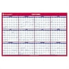 At-A-Glance PM2628 Reversible/Erasable Vertical/Horizontal Yearly Wall Calendar 24 x 36