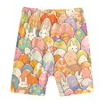 thumbnail image 6 of Easter Outfits for Boys Size 2-12 Short Sleeve T-Shirt Funny Bunny Suit Easter Egg Shirt Shirts Casual Round Neck Pullover Tops Pants 2 PC Children Clothing X04-Orange 6-7 Years, 6 of 7