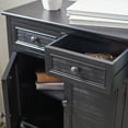 thumbnail image 2 of SAFAVIEH Tate 2-Drawer 2-Door Sideboard Black, 2 of 14