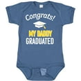 thumbnail image 3 of Inktastic Congrats My Daddy Graduated with Cap Boys or Girls Baby Bodysuit, 3 of 5