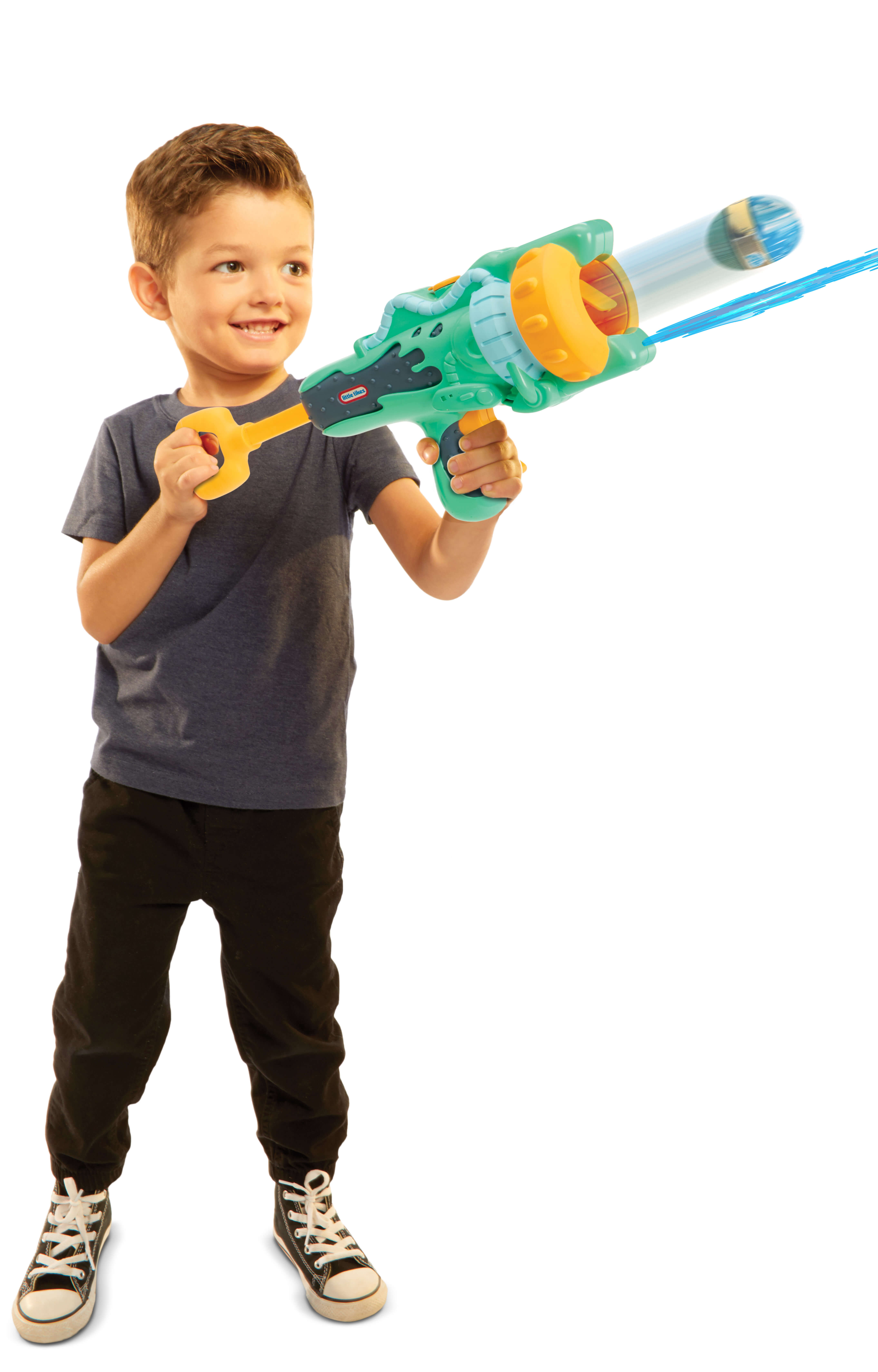 Little Tikes My First Mighty Blaster Spray Blaster, w/ 3 Power Pod Soft Pieces, 12' Range- Gift for Kids Toddlers Boys Girls Ages 3 4 5+ Year Old - image 3 of 7