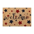 thumbnail image 2 of CuiLiyq 4th of July Patriotic Welcome Doormat, 23.6" x 15.7" America Stars Memorial Day Area Rug, Non-Slip Independence Day Floor Mat Switch Mat for Indoor Outdoor, 2 of 6