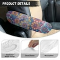 thumbnail image 6 of Yuyamidu Boho Mandala Flower Car Front Seat Armrest Covers Fashion Car Seat Armrest Decorative Accessories Anti-Scratch Auto Armrest Protector Covers for Most Vehicles, 6 of 7