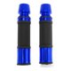 thumbnail image 1 of Kit de cubiertas de empuñaduras de mano de motocicleta de 7/8" 22mm 15/16" 24mm, empuñaduras de manillar de aleación de aluminio y goma para motocicleta, scooter, bicicleta, ATV, azul, 1 juego, 1 of 1
