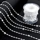 thumbnail image 5 of 20 piezas de listones inferiores de peso para persianas verticales blancas de 89 mm (3,5 pulgadas) y cadenas de persianas verticales de plástico de 10 m para kit de reparación de persianas verticales, 5 of 5
