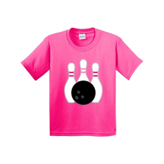 Inktastic Bowling Pins (pink) Youth T-Shirt