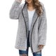 thumbnail image 2 of Abrigo de chaqueta para mujer,Chaqueta con capucha de felpa para mujer Abrigo de felpa para mujer Chaqueta con capucha de felpa para mujer Máxima comodidad, 2 of 4