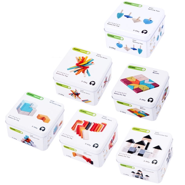 Gwong Juguete Bloques de construcción de madera Domino Tangram Puzzles Pesca Juego Educación Juguete para niños Gwong 30004413