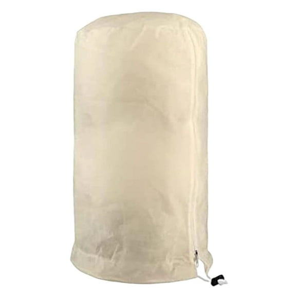 Funda con cremallera y cordón para exteriores y arbustos en condiciones invernales