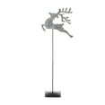 thumbnail image 2 of VHC Brands Decorative Galvanized Metal Reindeer with Base 16x6x3, 2 of 3
