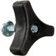thumbnail image 1 of 2 piezas de mango triangular para cortadora de césped, tornillo, tuerca, perno, herramienta de jardín, piezas de repuesto, accesorios para cortadora de césped/máquina de césped Honda (negro), 1 of 1
