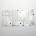 thumbnail image 4 of KAKOWELY Acrylic Square Ruler Accurate Scale Thin Clear Lines for Garment Making Measure 15x30cm,11.81"X5.91"X0.08", 4 of 4