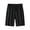 Black, variant on FUZHIQ Mens Shorts Casual 6 Inch Inseam Elastic Waistband Sweatpants Shorts Relaxed Fit Walking Summer Shorts Knee Length Cargo Pants,L